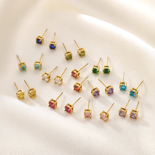 Colorful Gem-Like Earrings