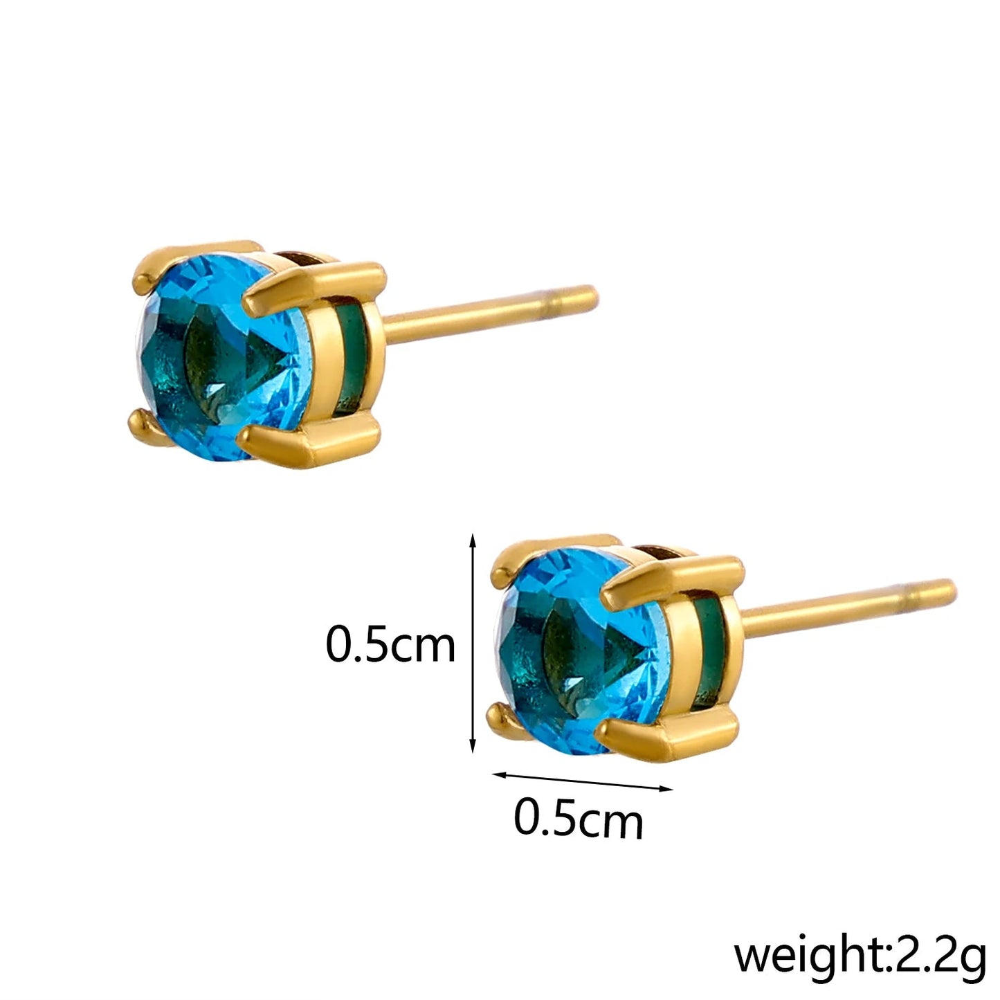 Colorful Gem-Like Earrings