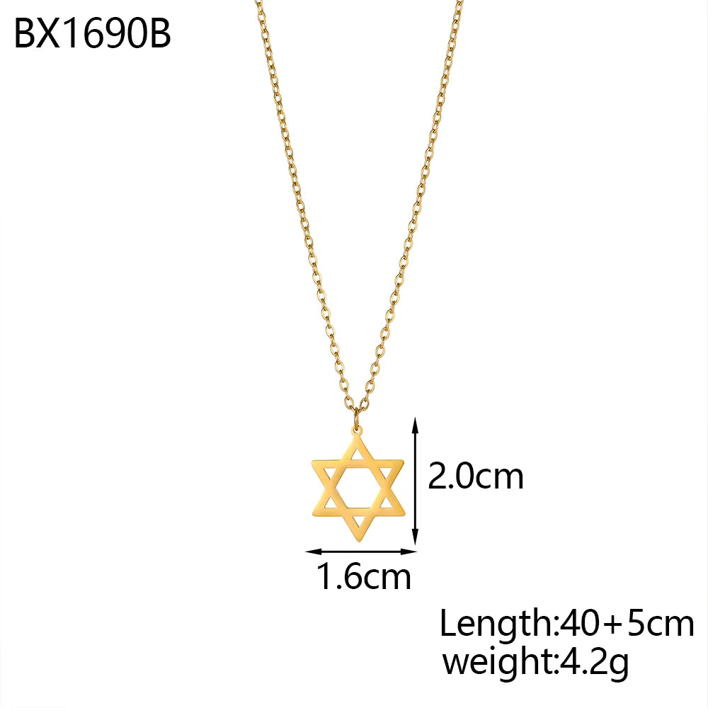 Stellar Hex Star Necklace