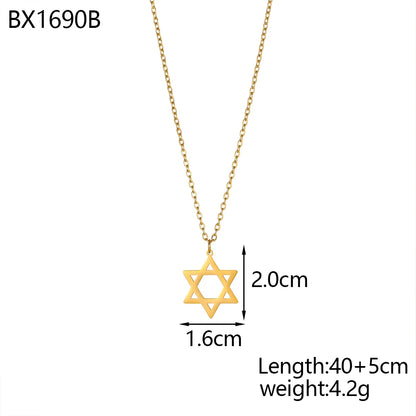 Stellar Hex Star Necklace