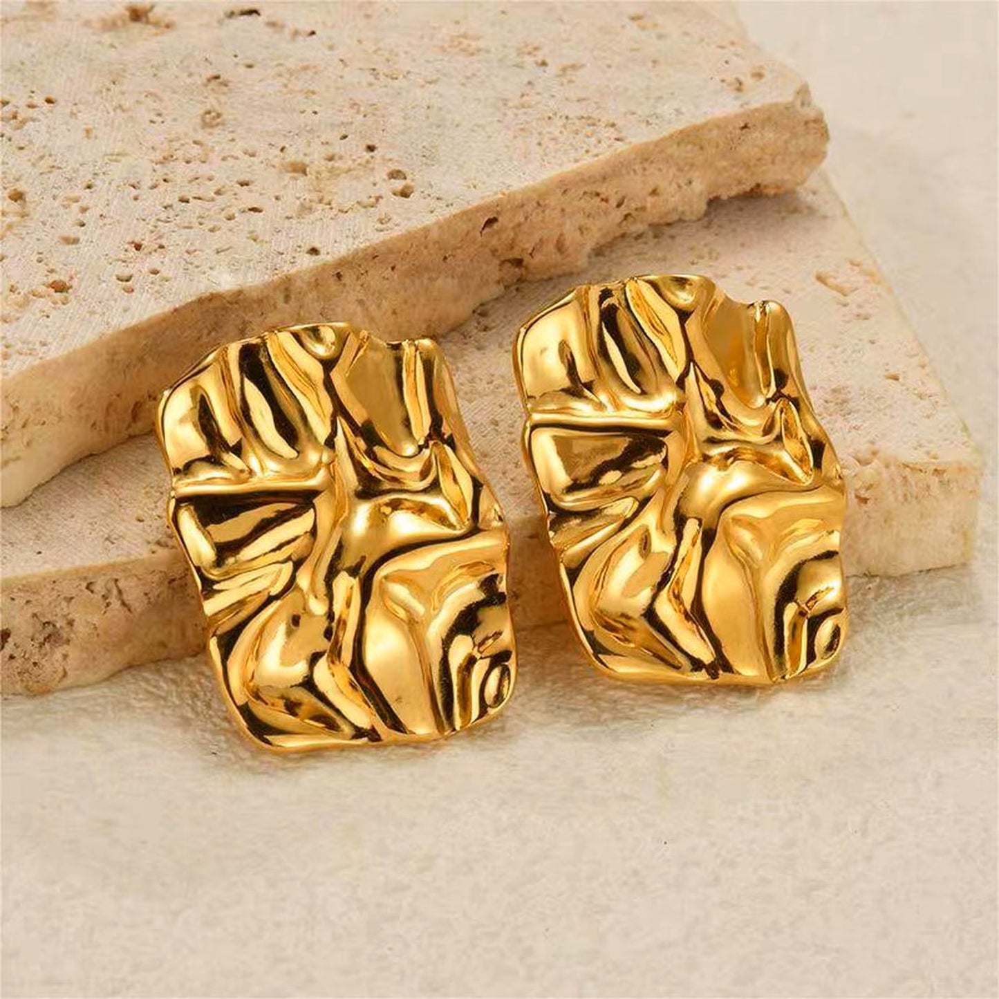 Molten Form Earrings