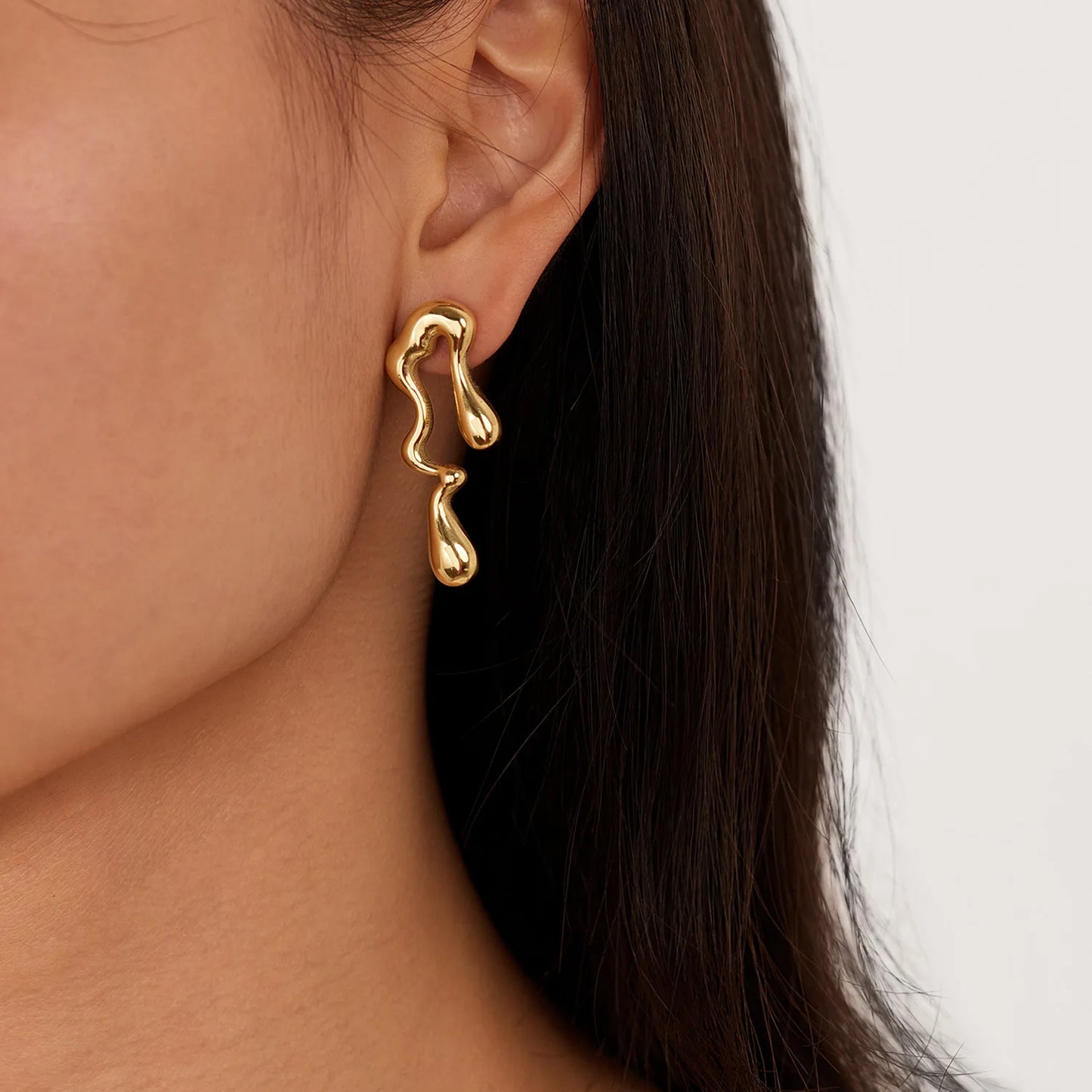 MeltFlow Sculptural Earrings