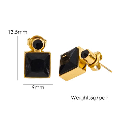 GeoGleam Duo Earrings