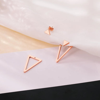 Triangular Chic Stud Earrings