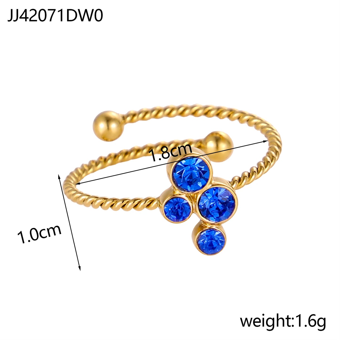 Twinkle Trio Ring