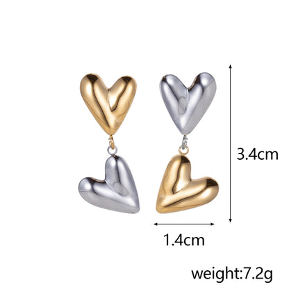 LoveDrop Duo Heart Earrings