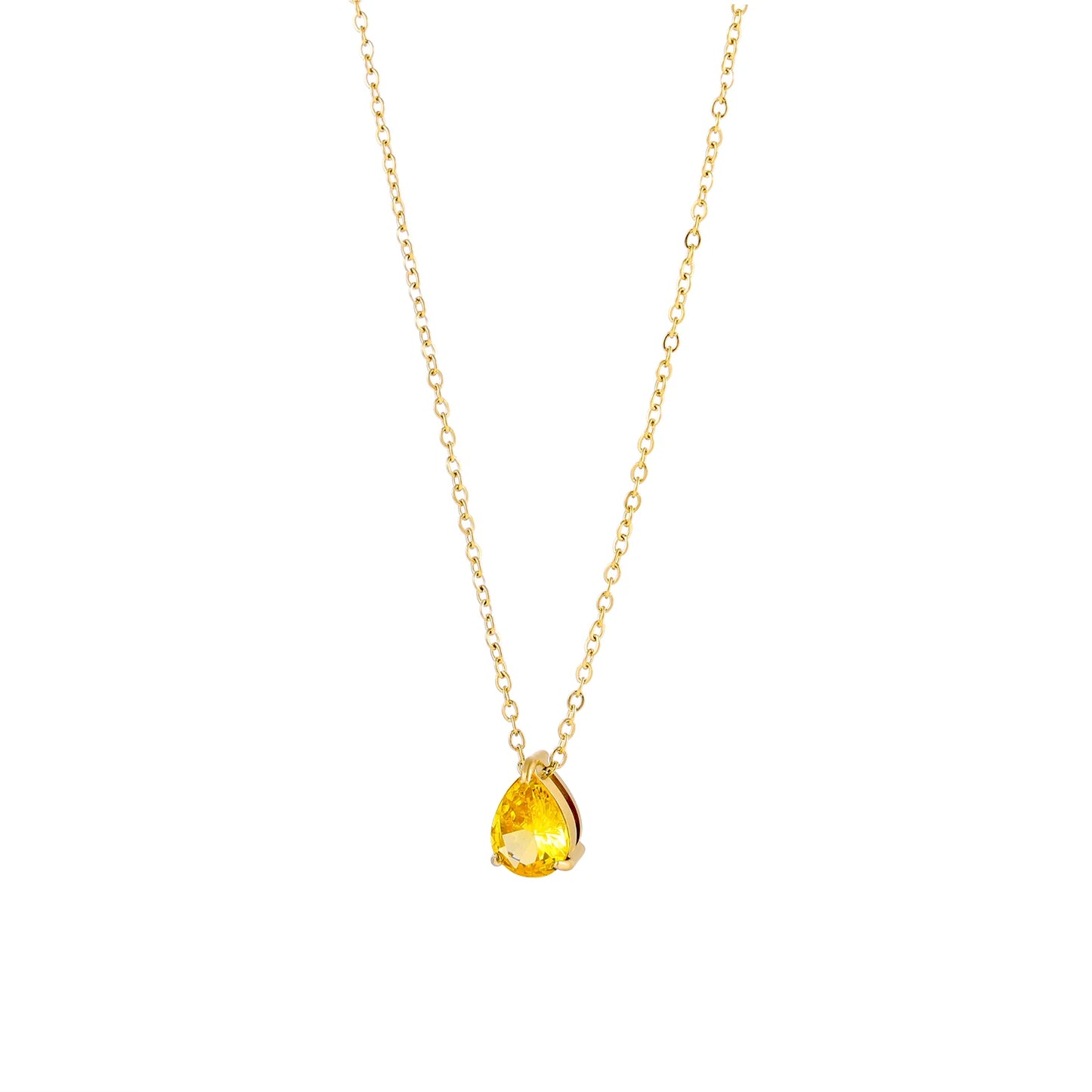 GleamDrop Birthstone Necklace
