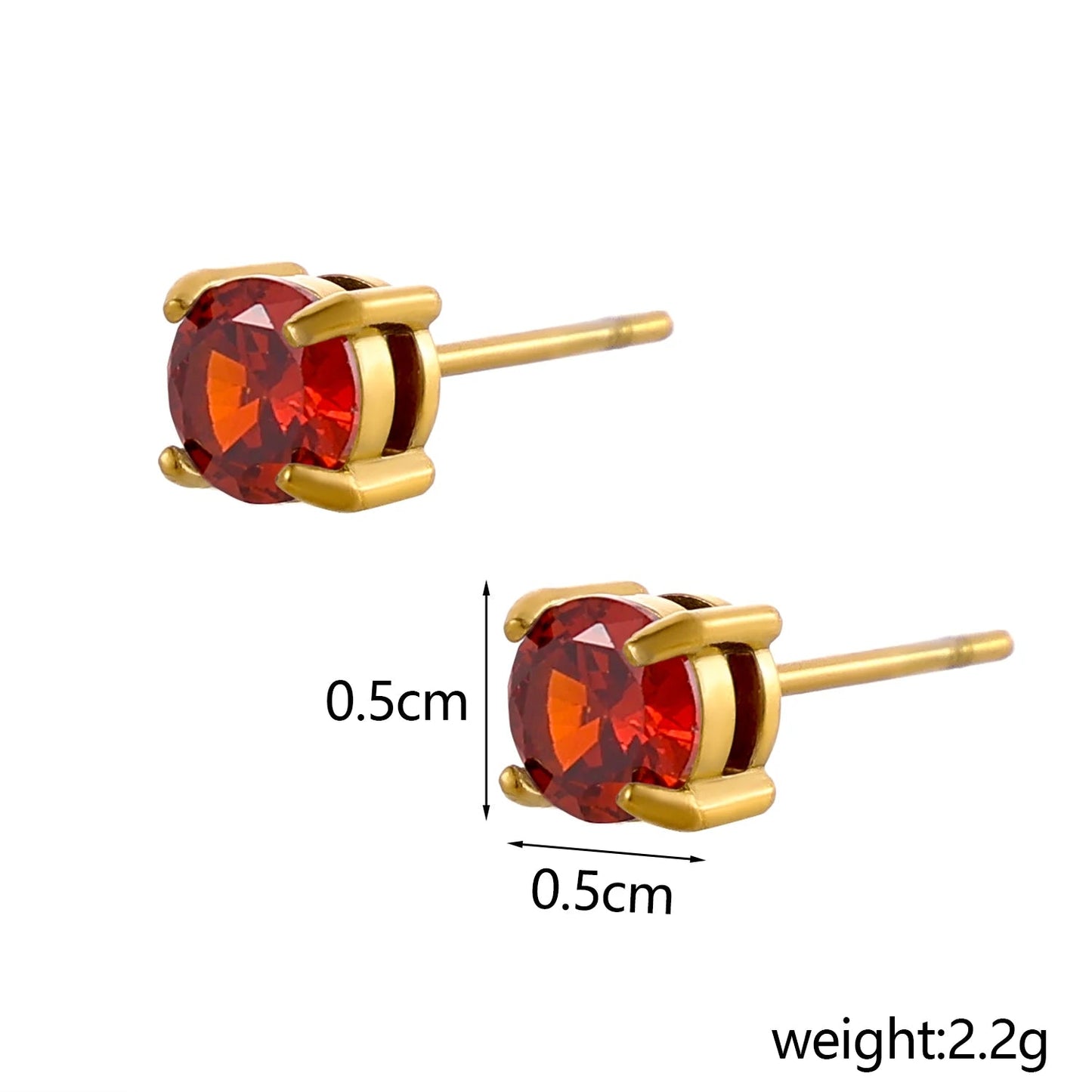 Colorful Gem-Like Earrings