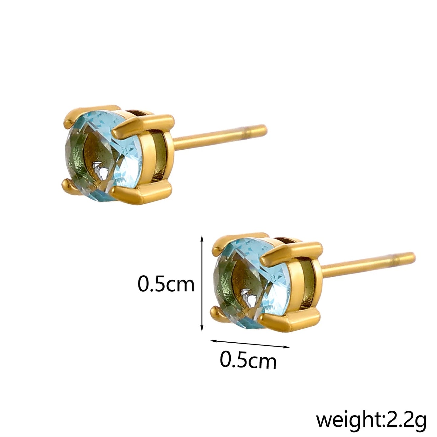 Colorful Gem-Like Earrings