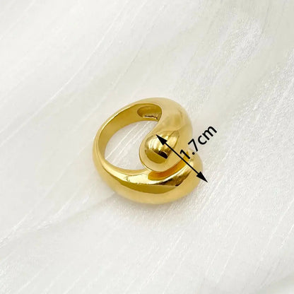 Sculpted Open Curve Ring