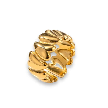 Heartlinked Adjustable Ring