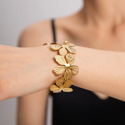 Nature Bloom Cuff Bracelet