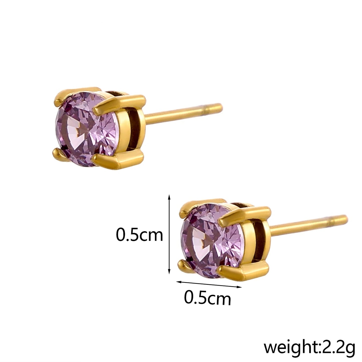 Colorful Gem-Like Earrings