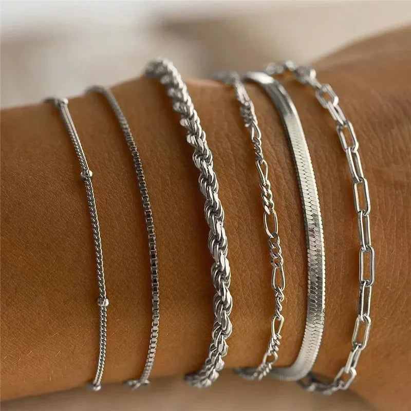 The Classic Snake Chain Bracelets