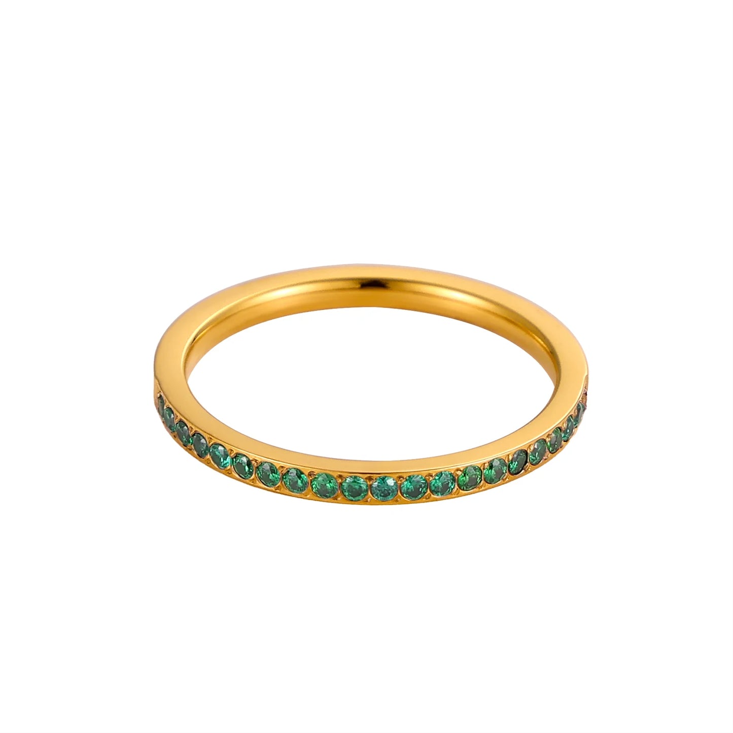 Mini Zircon Birthstone Ring