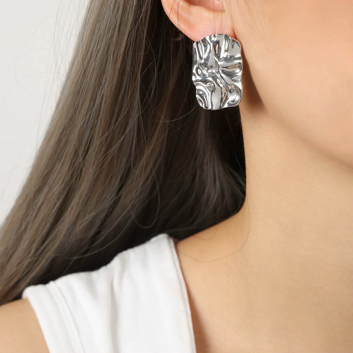 Molten Form Earrings