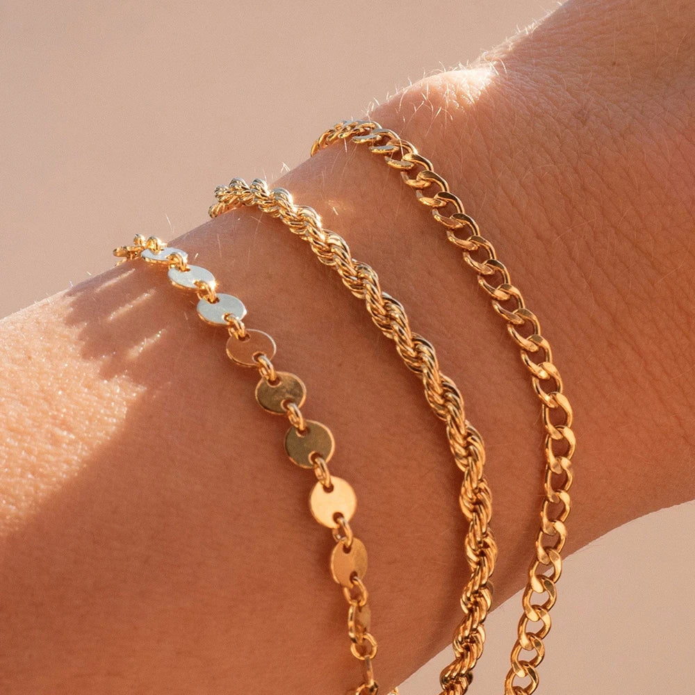 The Classic Snake Chain Bracelets