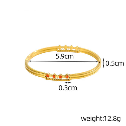 LustreLine Crystal Bangle