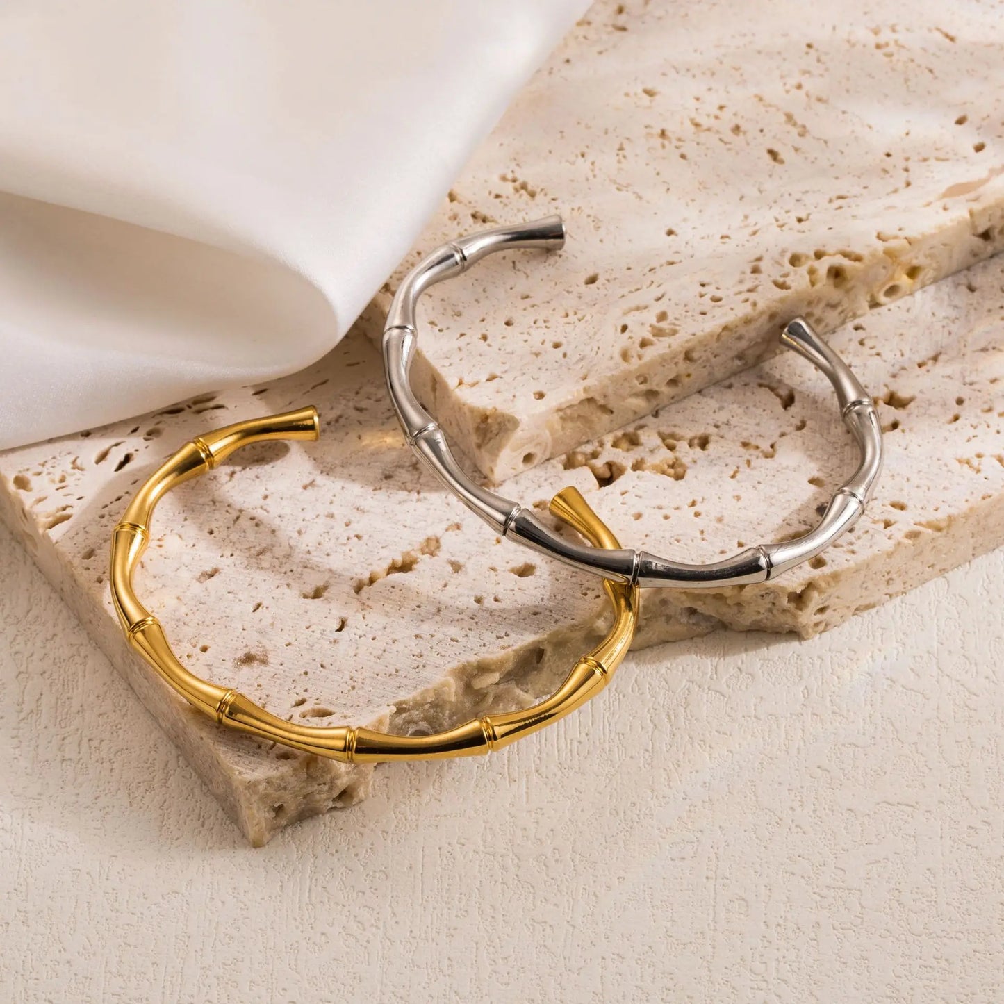 Bamboo Curve Bracelet