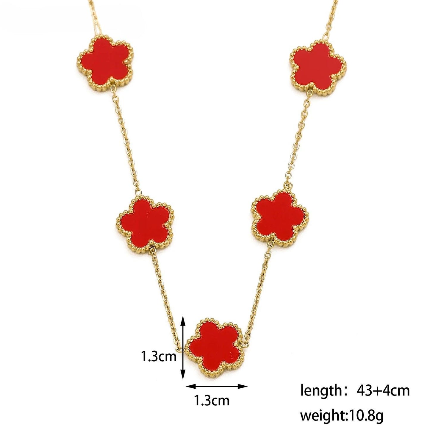 Lucky Bloom Pendant Necklace