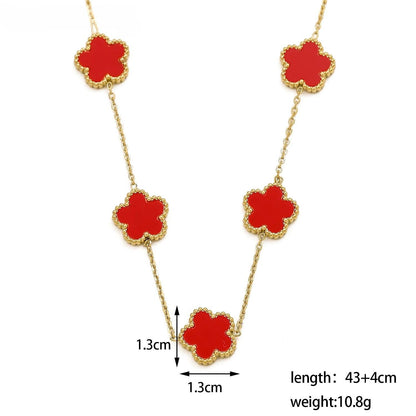 Lucky Bloom Pendant Necklace