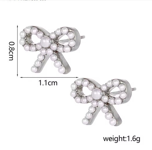 Twinkle Bow Studs
